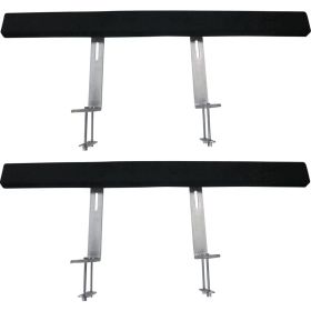 Boat Trailer Guide-ons, 48", 2 PCS Rustproof Steel Trailer Guide ons, Trailer Guides with Carpet-Padded Boards, Mounting Parts Included, for Ski