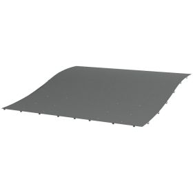 Pergola Canopy Replacement, Pergola Shade Cover for 10' x 10' Pergola ( 84C-038 Series), Dark Gray (Option: Dark Gray-360x265x70 mm)