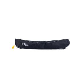 Manual Inflatable Belt Pack for Adults Lifesaving Equipment (Color: Black, Type: Life Vest)